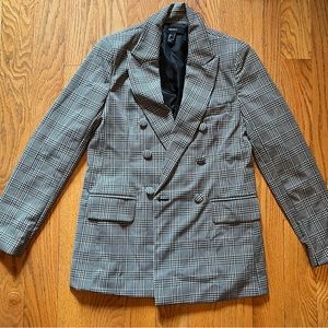 Forever 21 plaid blazer